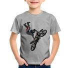 Camiseta Infantil Motocross Freestyle Trick - Foca na Moda
