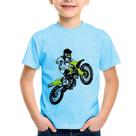 Camiseta Infantil Motocross Jump - Foca na Moda