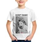 Camiseta Infantil Não entre em pânico - Foca na Moda
