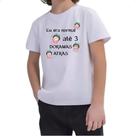 Camiseta Infantil Normal a 3 Doramas atras Camiseta Infantil Normal a 3 Doramas atras