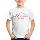 Camiseta Infantil Not Today - Foca na Moda