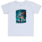 Camiseta Infantil Nuvens em forma de lobo