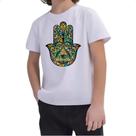 Camiseta Infantil Olho mao Hamsa Camiseta Infantil Olho mao Hamsa