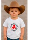 Camiseta Infantil Os Meninu Da Pecuária Em Algodão Moda Country Caipira Rodeio Festa de Peão