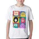 Camiseta Infantil ou adulto Adventure Time moldura Blusa Criança todos tamanhos Camiseta Infantil ou adulto Adventure Time moldura Blusa Criança todos tamanhos