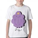 Camiseta Infantil ou adulto Adventure Time Princesa Caroço Blusa Criança todos tamanhos