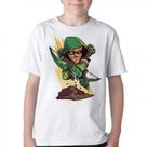 Camiseta Infantil ou adulto Arqueiro Verde Blusa Criança todos tamanhos
