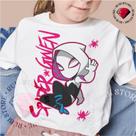 Camiseta Infantil OU Adulto até G2 Spider Gwen Aranhaverso