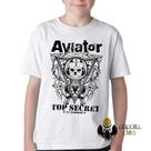 Camiseta Infantil ou adulto Aviator Top Secret Blusa Criança todos tamanhos