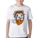 Camiseta Infantil ou adulto Cachorro I dont care what you say Blusa Criança todos tamanhos