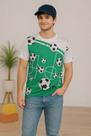 Camiseta Infantil ou Adulto Campo de Futebol