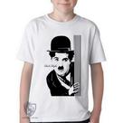 Camiseta Infantil ou adulto Charles Chaplin Blusa Criança todos tamanhos Camiseta Infantil ou adulto Charles Chaplin Blusa Criança todos tamanhos