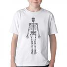 Camiseta Infantil ou adulto Esqueleto humano Blusa Criança todos tamanhos