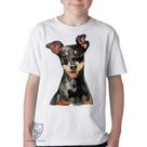 Camiseta Infantil ou adulto Pinscher orelhas Blusa Criança todos tamanhos