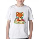 Camiseta Infantil ou adulto Raposa Blusa Criança todos tamanhos
