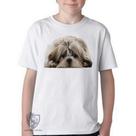 Camiseta Infantil ou adulto Shih-tzu Blusa Criança todos tamanhos