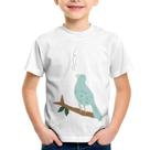 Camiseta Infantil Passarinho Cantando - Foca na Moda
