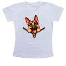 Camiseta Infantil Pastor Alemao no Ziper