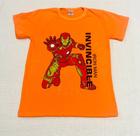 Camiseta Infantil Personagem Homem de Ferro