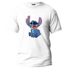 Camiseta Infantil Personagem Lilo Stitch Unissex Desenho Animado