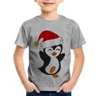 Camiseta Infantil Pinguim Noel - Foca na Moda