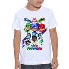 Camiseta Infantil Pj Masks Desenho T-shirt camisa