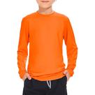 Camiseta Infantil Proteção UV50+ Laranja Neon - Oro Adventure