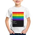 Camiseta Infantil Rainbow is the new black - Foca na Moda Camiseta Infantil Rainbow is the new black - Foca na Moda