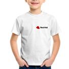 Camiseta Infantil Red Hat Linux - Foca na Moda