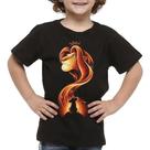 Camiseta Infantil Rei Leão Simba Disney Unissex 0 A 16 Camiseta Infantil Rei Leão Simba Disney Unissex 0 A 16