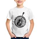 Camiseta Infantil Rock n Roll Never Die Guitarra - Foca na Moda Camiseta Infantil Rock n Roll Never Die Guitarra - Foca na Moda