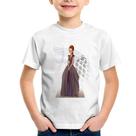 Camiseta Infantil Sansa Stark Art - Foca na Moda