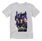 Camiseta Infantil Serie Wandinha Gothic Halloween Wednesday