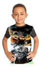 Camiseta Infantil Shenlong E Goku Dragon Ball Ref:541