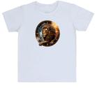 Camiseta Infantil Signo de leao logo de luxo