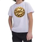 Camiseta Infantil Signo de Peixes medalha de ouro