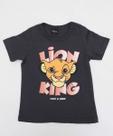Camiseta Infantil Simba Rei Leão Tam 1 a 3 Chumbo-76132
