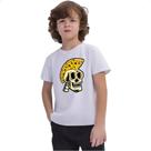 Camiseta Infantil Skull pizza gladiator