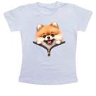 Camiseta Infantil Spitz Alemao no Ziper