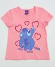Camiseta Infantil Stitch Tam 1 a 3 Rosa-97155