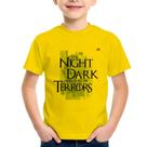 Camiseta Infantil The night is dark and full of terrors - Foca na Moda Camiseta Infantil The night is dark and full of terrors - Foca na Moda