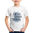 Camiseta Infantil The night is dark and full of terrors - Foca na Moda