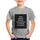 Camiseta Infantil This image is not available in your country - Foca na Moda