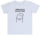Camiseta Infantil Tomando café pra assustar o fígado