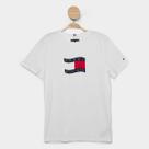 Camiseta Infantil Tommy Hilfiger Wavy Flag Menino