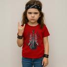 Camiseta Infantil Unissex Estampada Costela Guitarra Coração 035 Blusa Feminina Masculina Algodão Camiseta Infantil Unissex Estampada Costela Guitarra Coração 035 Blusa Feminina Masculina Algodão