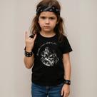 Camiseta Infantil Unissex Estampada Meu Destino É Onde A Estrada Me Leva 038 Tecido Premium Algodão
