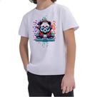 Camiseta Infantil Urso DJ