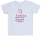 Camiseta Infantil Versiculo Fofinho Alegria do senhor