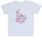Camiseta Infantil Versiculo Fofinho Ele sabe qual e o plano
